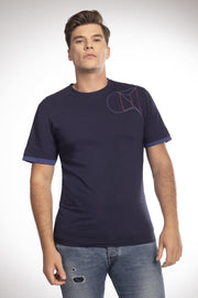 Ellipse Darkblue T-shirt - Hodlr 